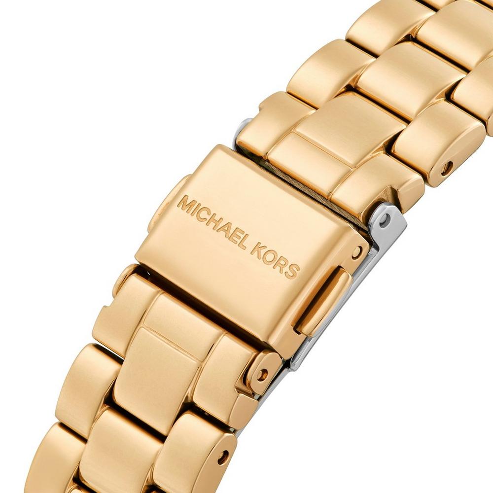 Michael Kors Lennox 30mm Yellow Gold Tone Crystal Ladies Watch