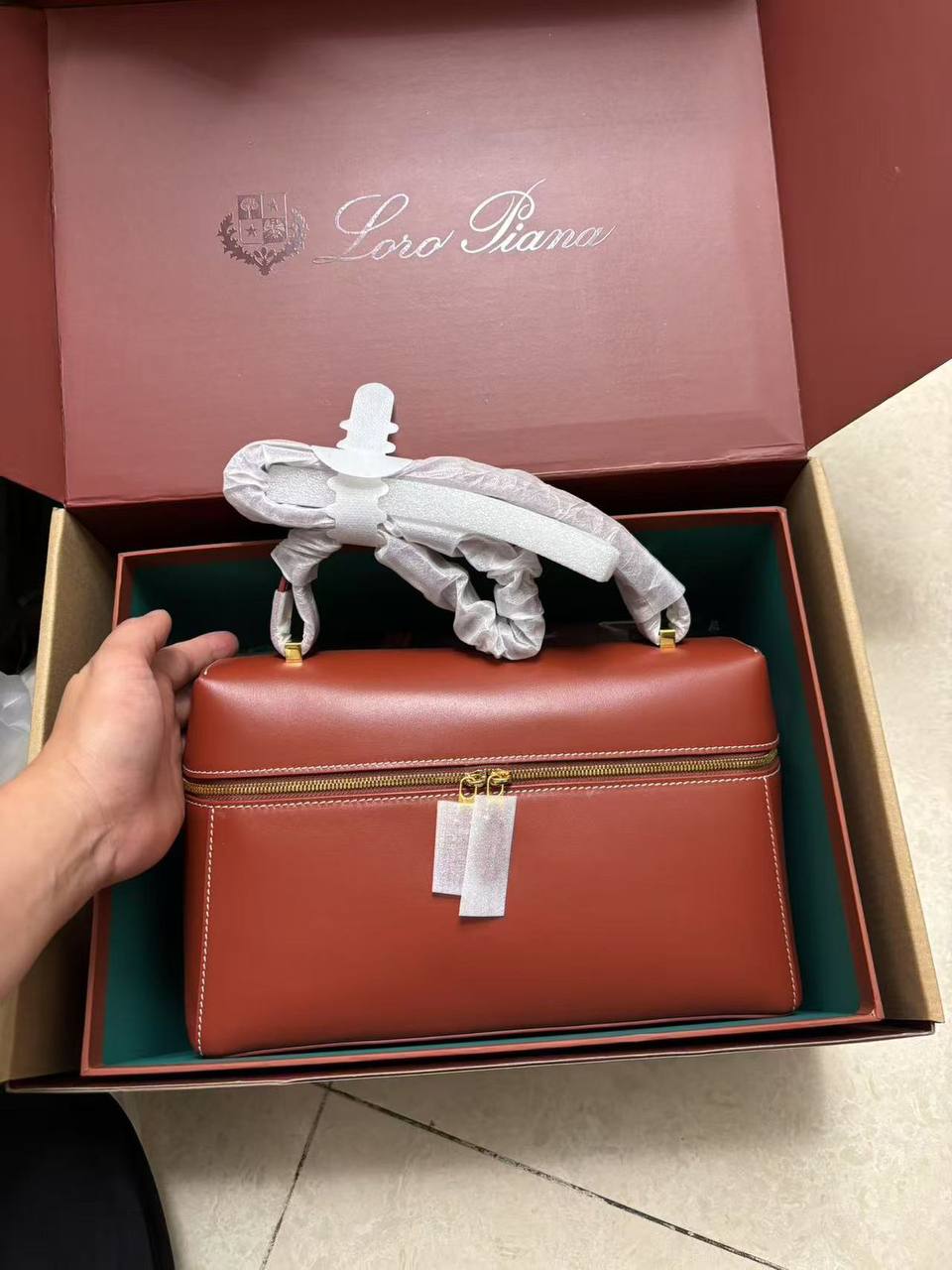 Loro piana Sac Extra L27 Cuir de veau lisse