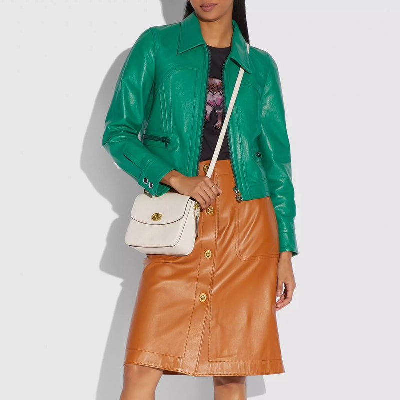 Sac bandoulière Co@ch Cassie 19 pouces couleur craie