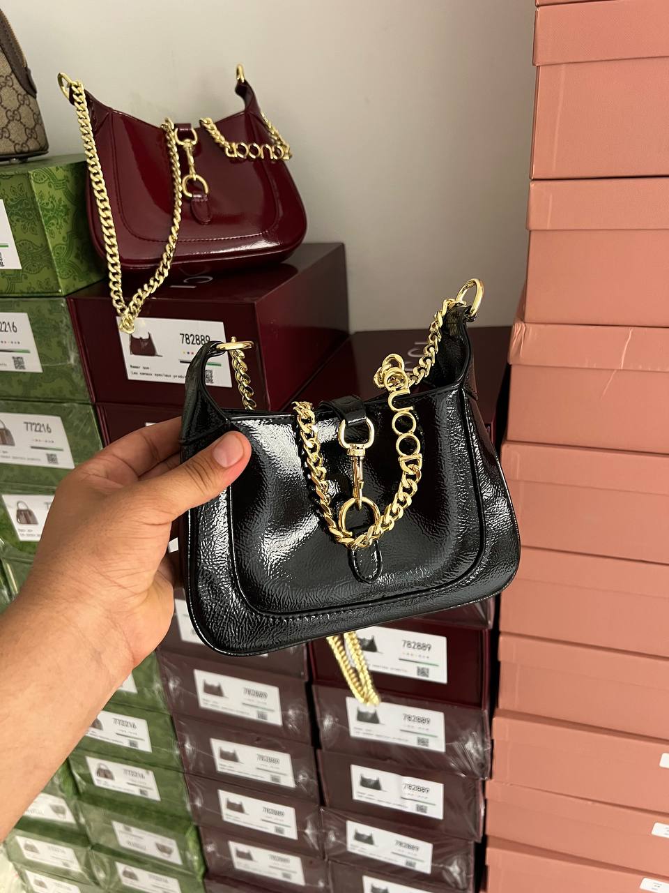 Sac GG Jackie Notte mini format