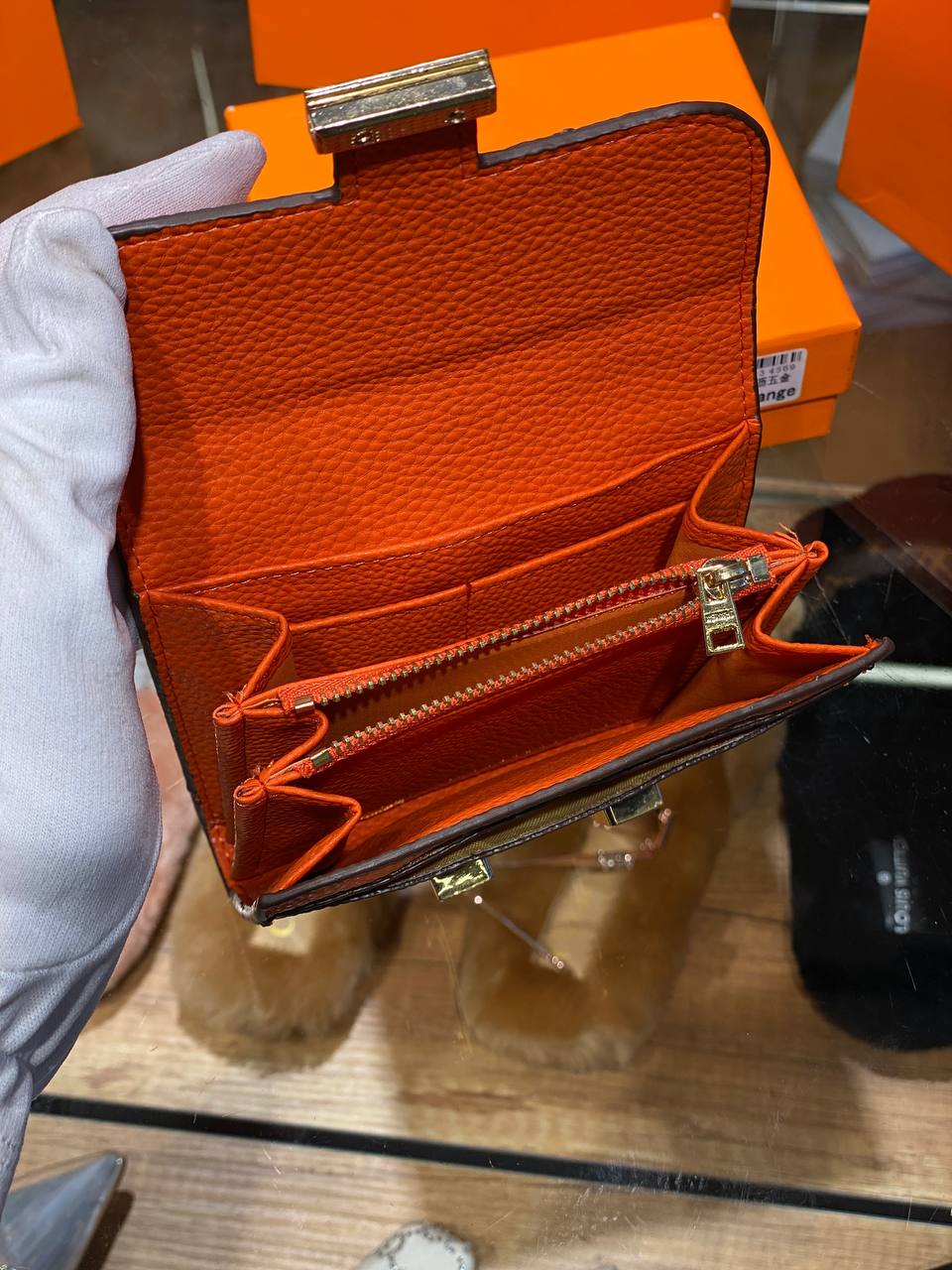 HRMS Constance Compact Wallet, Orange