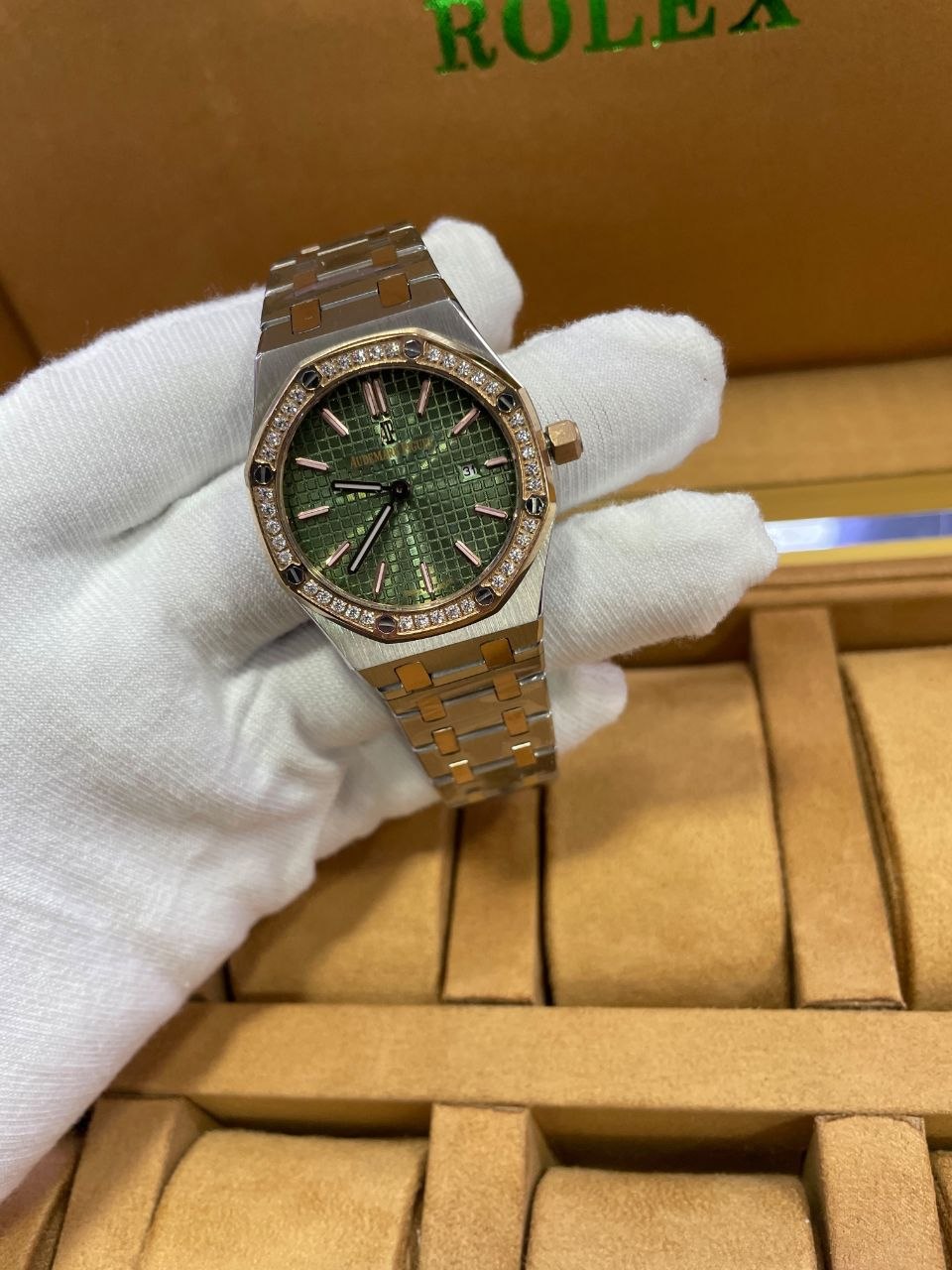 Montre Audemars Piguet Royal Oak Bicolore Diamants