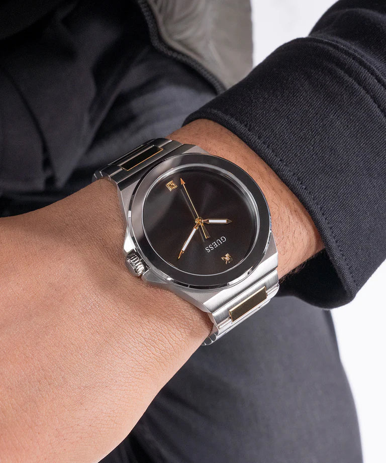 Montre analogique pour homme GUESS en vinyle GW0833G3