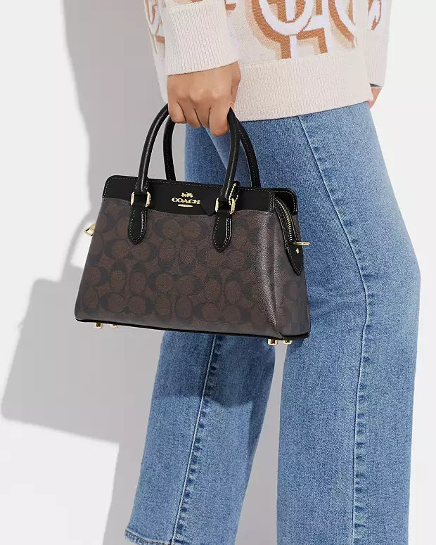 Co@ch Mini Fourre Tout Darcie En Toile Signature