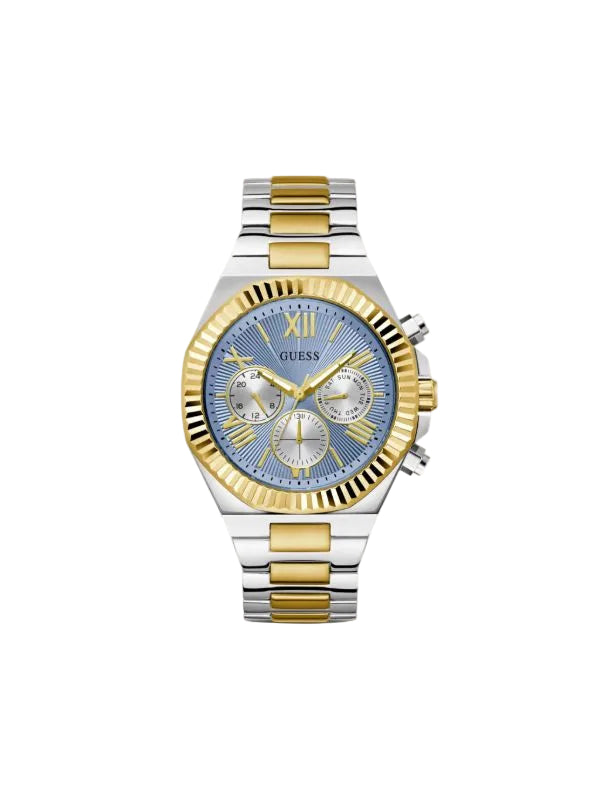 Guess Montre multifonctionnelle bicolore et bleue