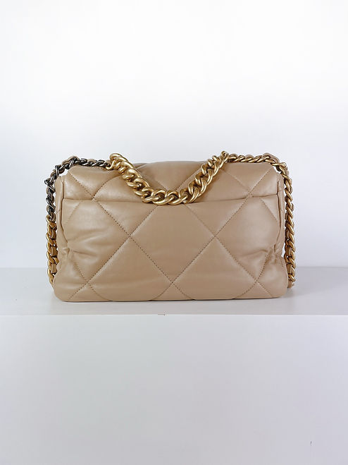 Ch@nel
Sac à main Chanel 19 
Camel