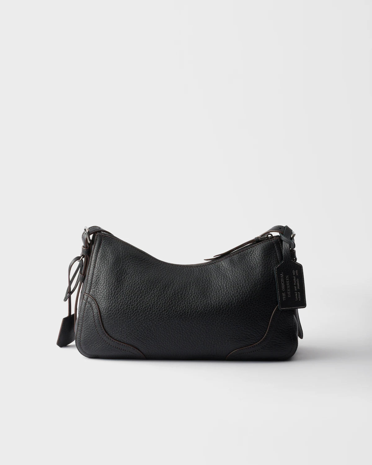 Grand sac porté épaule en cuir Prada Aimée