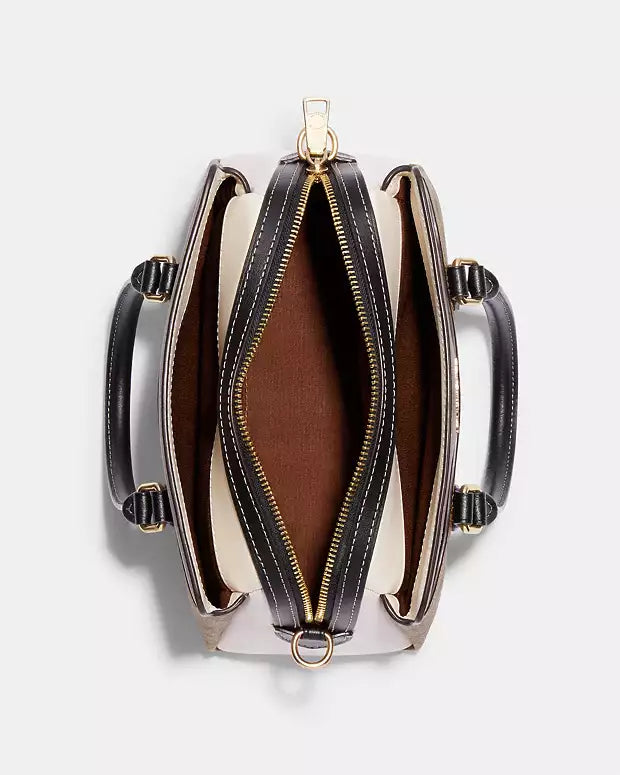 Co@ch Mini Cabas Darcie En Toile Exclusive Color Block