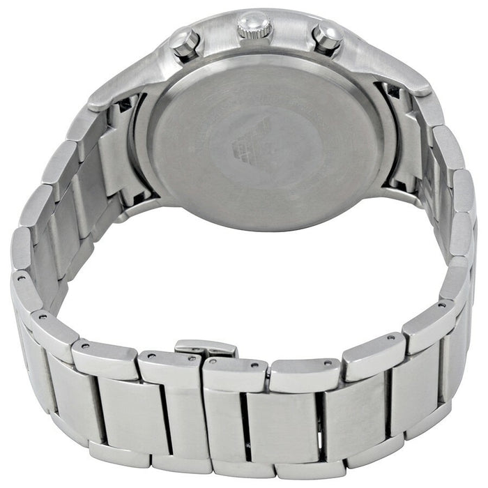 Emporio Armani Montre homme chronographe habillée, cadran noir, date AR2486