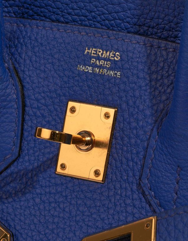 HRMS 
Birkin 25 Togo Bleu Électrique