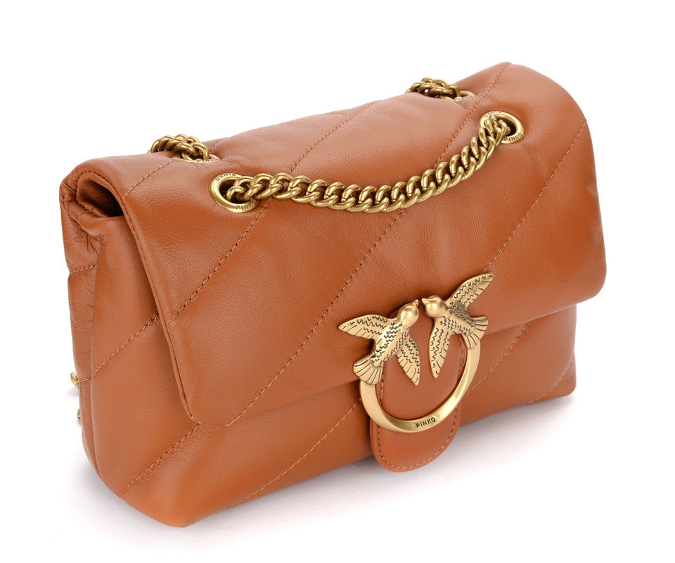 Pïnkô Bolsa Mini Love Bag Puff de piel