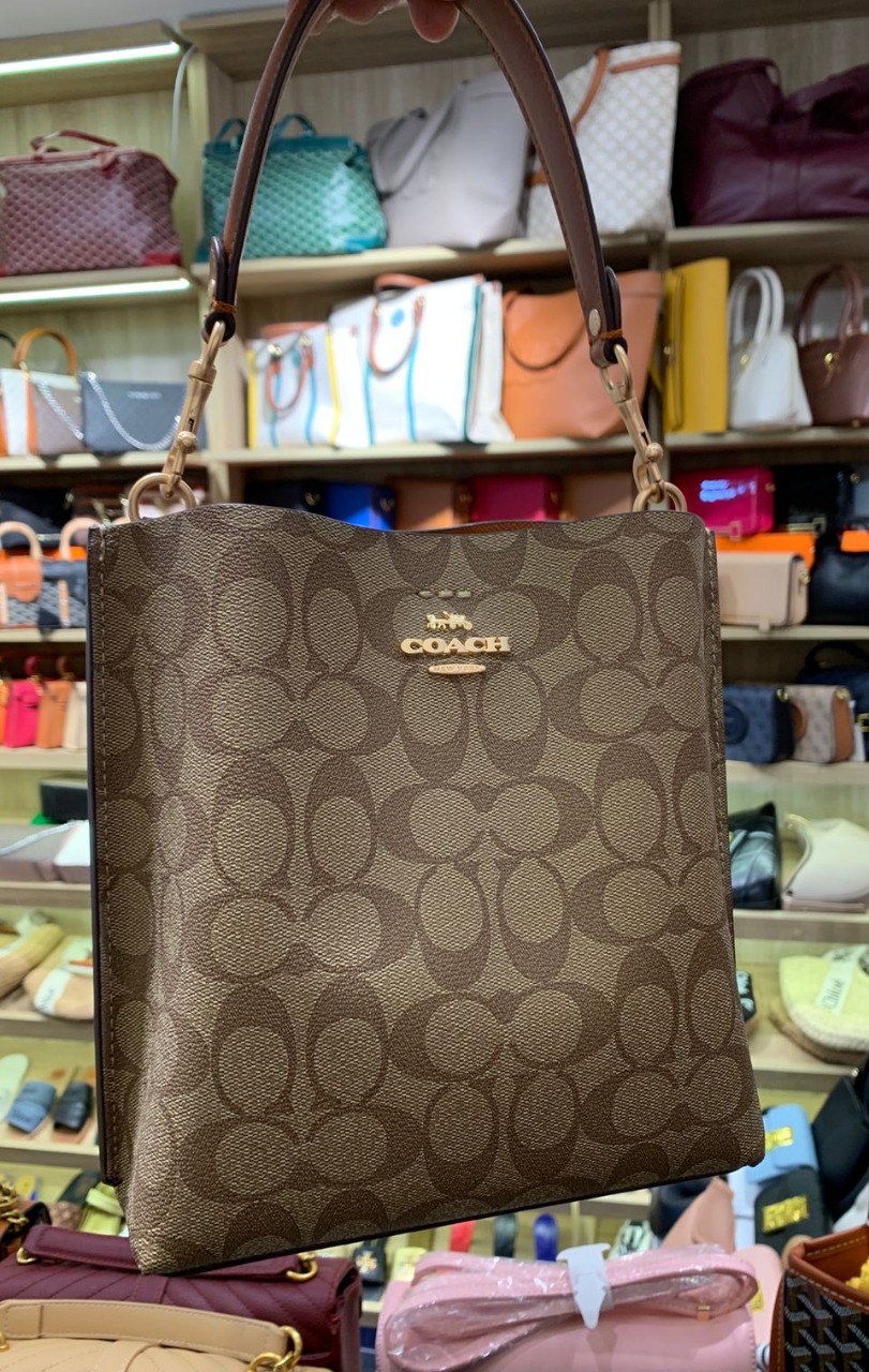 Co@ch Petit Sac Seau Town En Toile Signature