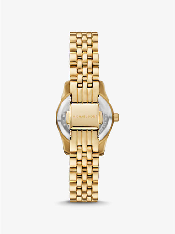 Michael Kors
Petite montre Lexington dorée à pierres pavées