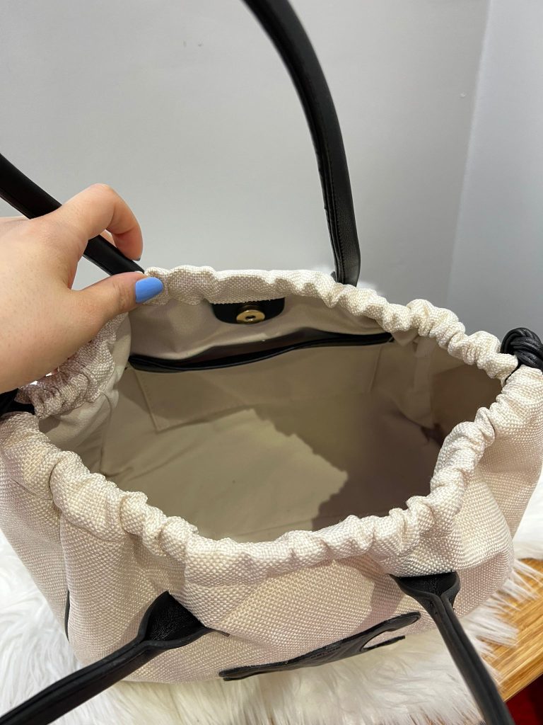 Cêlinë 2024Canvas Tote Bag for Women, Color Matching Commuter Shoulder Bag