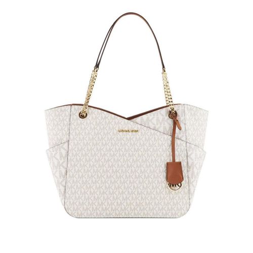 Mich@el Kors Jet Set Grand sac à bandoulière avec logo signature, vanille, Fourre-tout