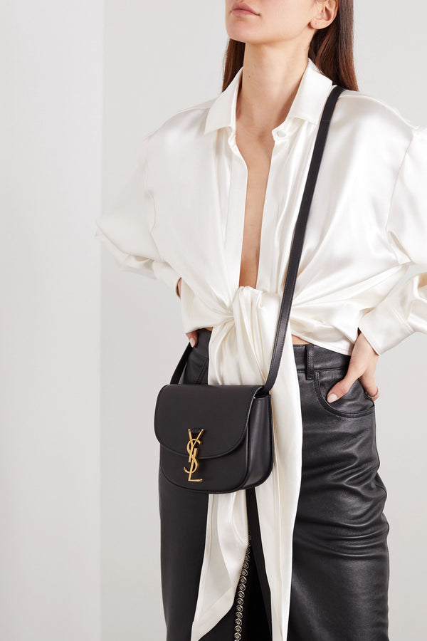 S@int L@urent LEATHER CROSSBODY BAG