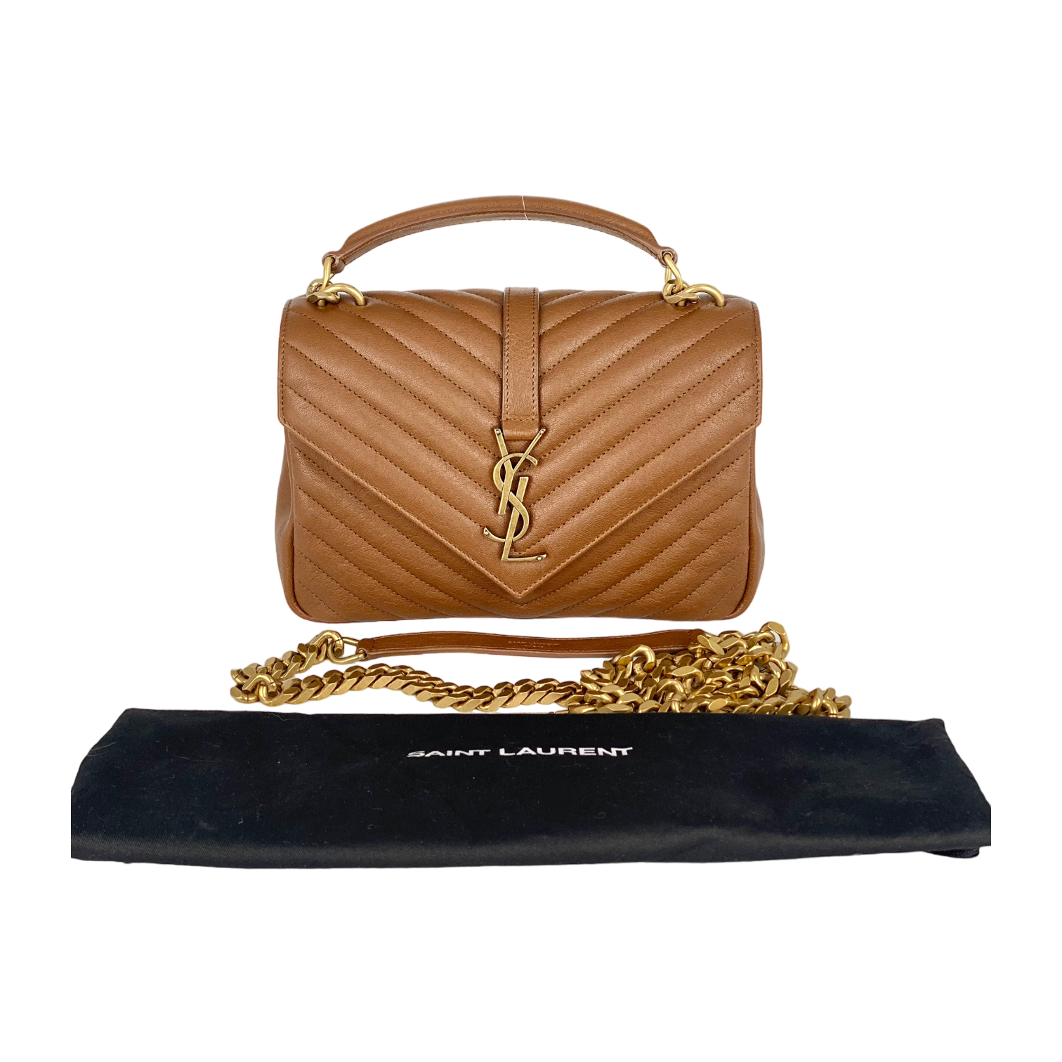 YSL Sac à main Collége monogramme
Marron