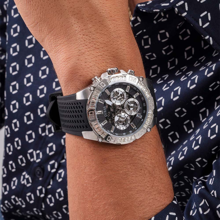 Montre multifonction Guess Trophy pour homme - GW0333G1
