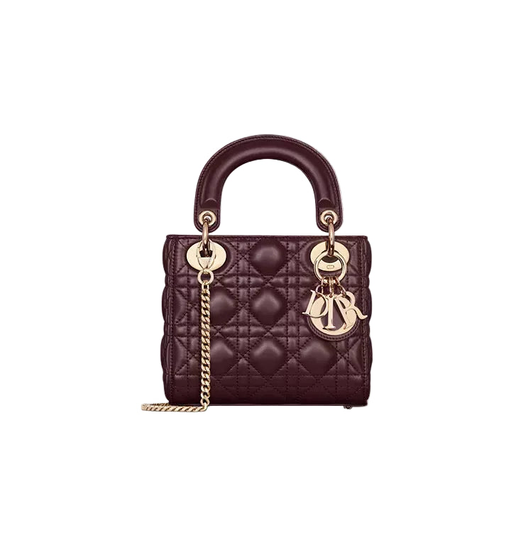 Sac Ladÿ Dior Mini
Cuir d'agneau Cannage Deep Amaranth