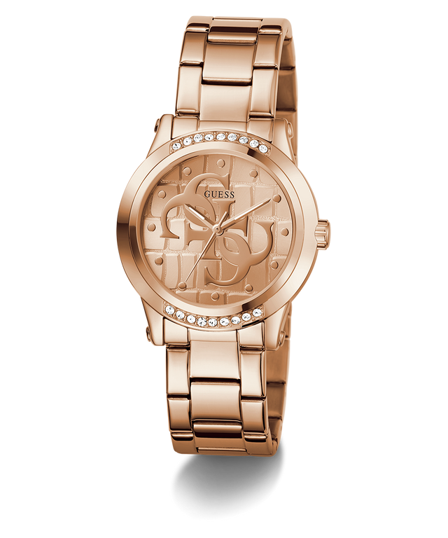 Montre analogique GÛESS pour femme, couleur or rose 36 mm