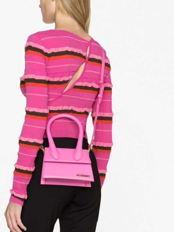 J@cquemus
Sac à main Le Chiquito Moyen avec étiquette, Rose