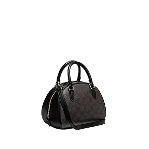 Sac à main Co@ch Sydney en marron et noir Signature