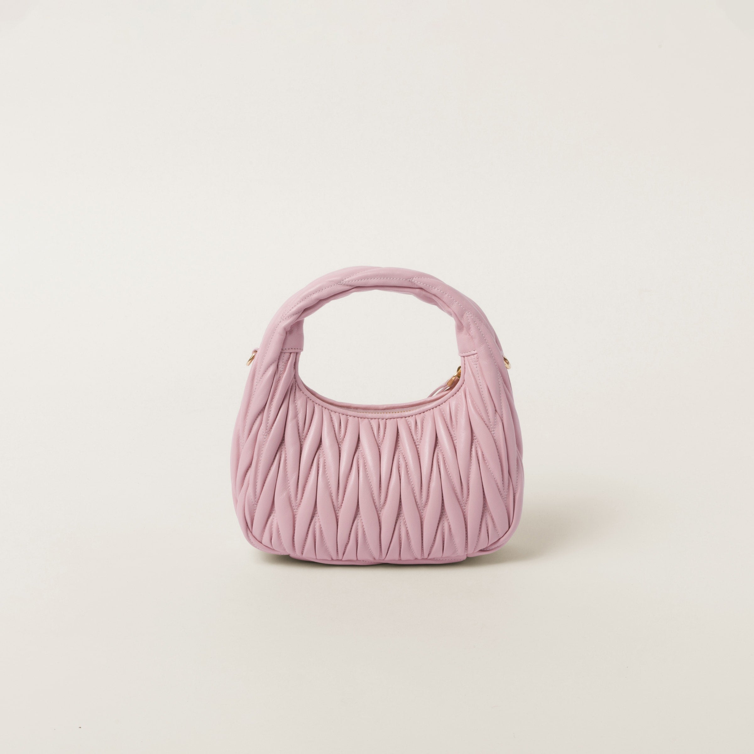 MIÛ MIÜ Sac hobo Wander nappa matelassé