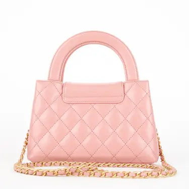 Sac Ch@nel Kelly, petit modèle, rose clair