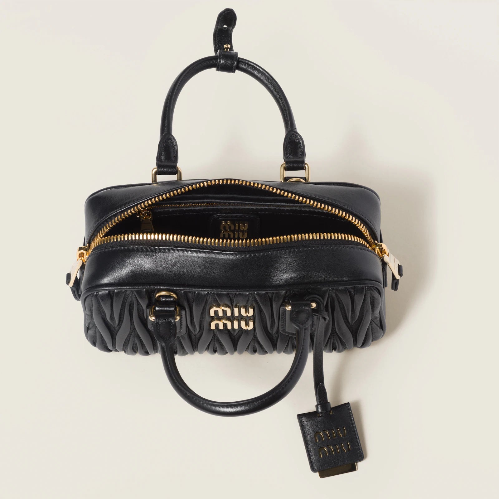 MIÛ MIÜ Sac Arcadie nappa matelassé