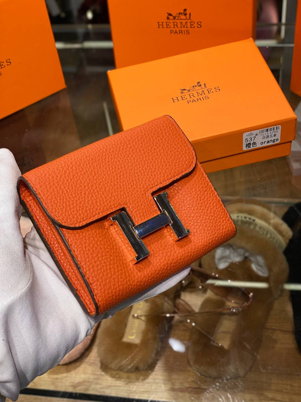 HRMS Constance Compact Wallet, Orange