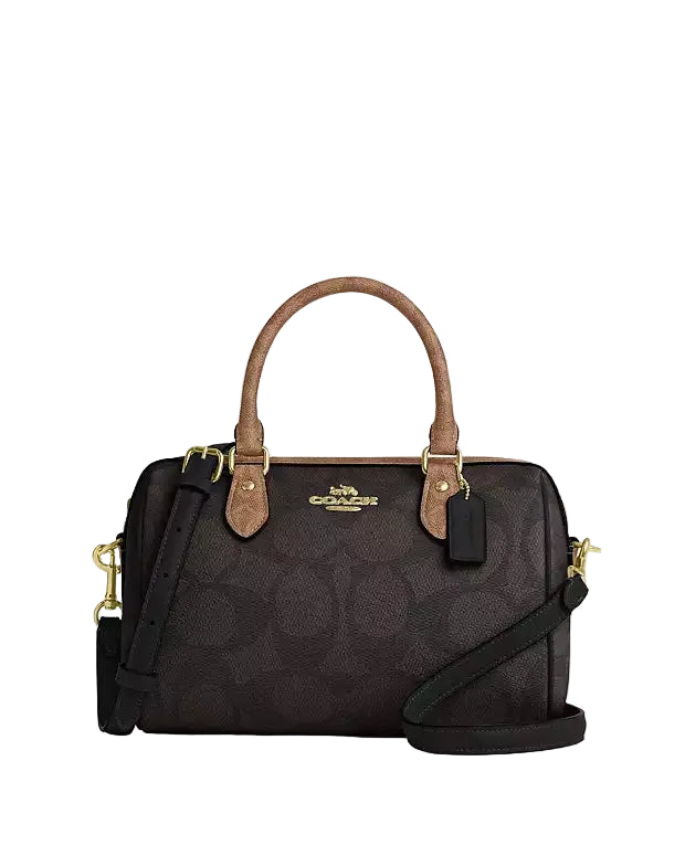 Co@ch Mini Sac Bandoulière Rowan En Maxi Toile Exclusive Unie