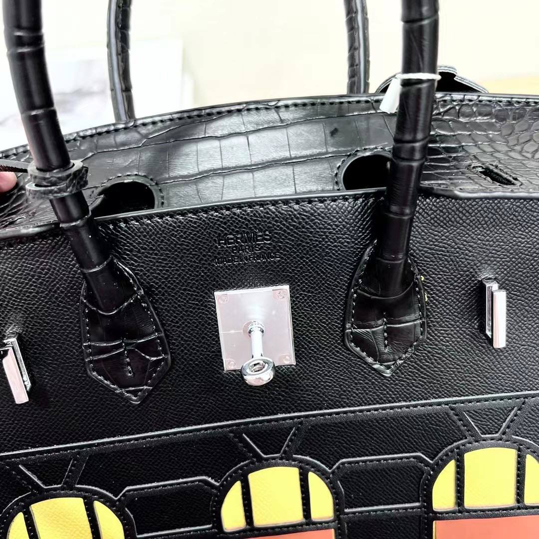 HRMS  ALLIGATOR SAC FAUBOURG BIRKIN SIZE 20