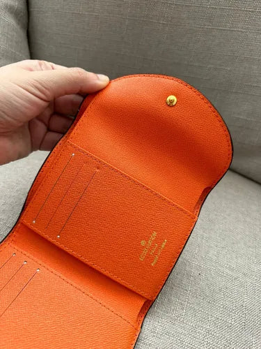 LV Portefeuille Roselle - Marron et orange