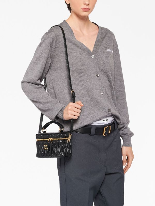 MIÛ MIÜ 
mini sac Nappa à design matelassé