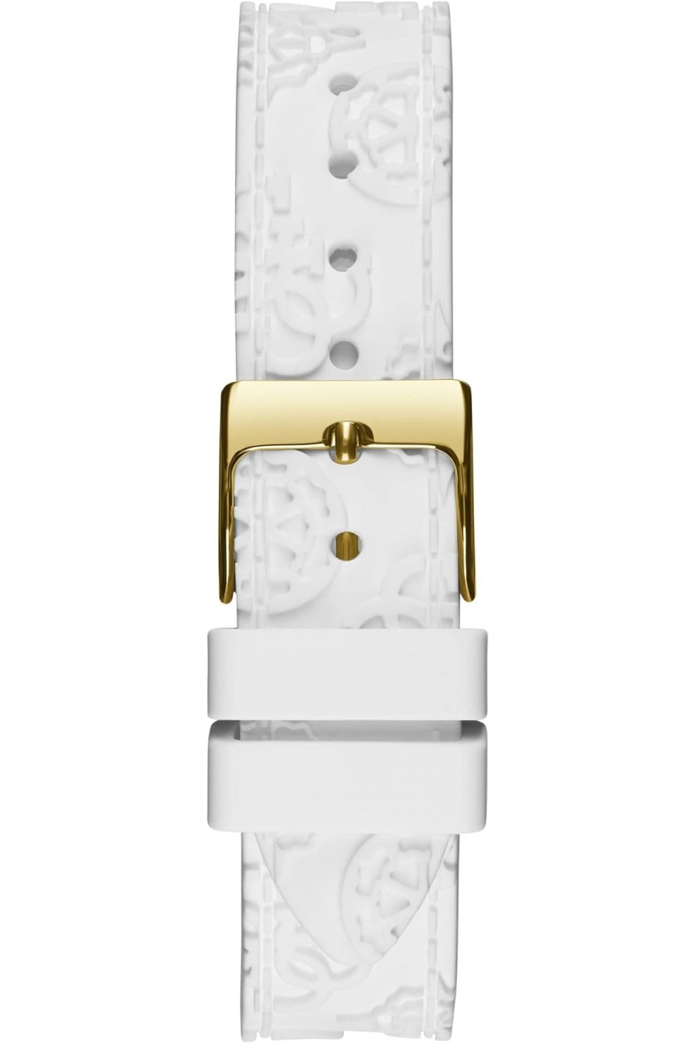 Guess Montre multifonction en silicone blanc