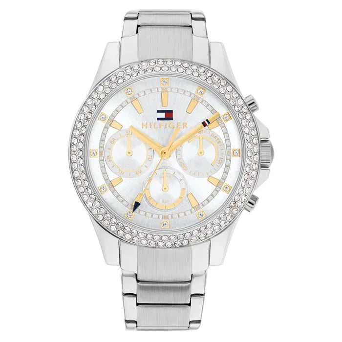 Montre multifonction Tommy Hilfiger en acier argenté pour femme - 1782677