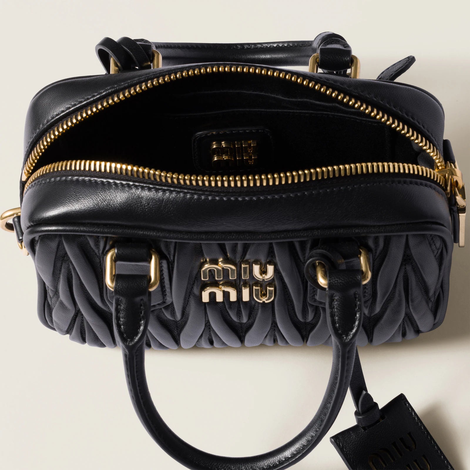 MIÛ MIÜ Arcadie Matelassé nappa bag