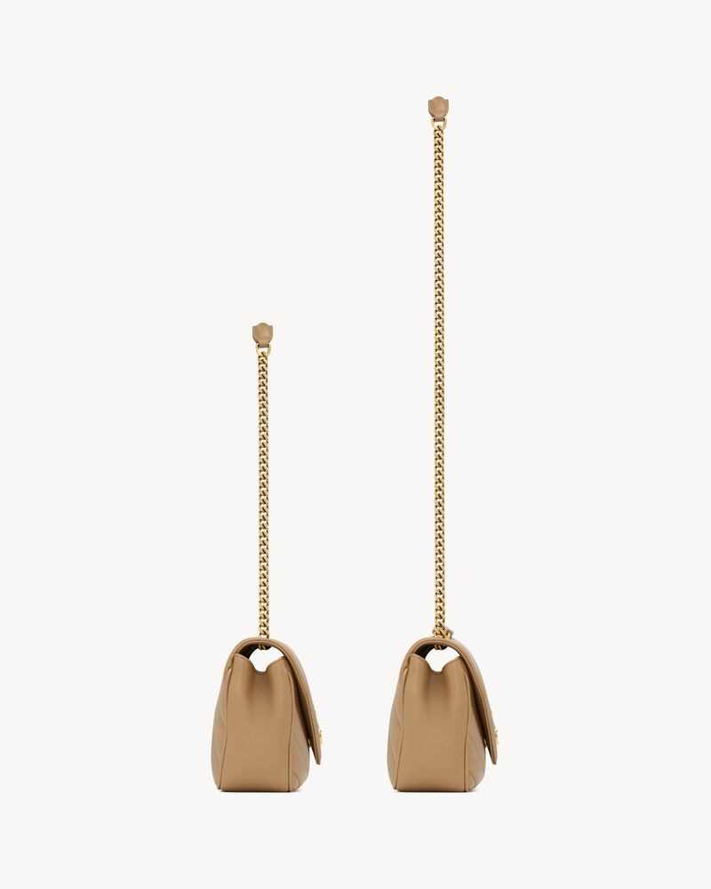 YSL LOULOU SMALL MATELASSÉ
NATURAL TAN