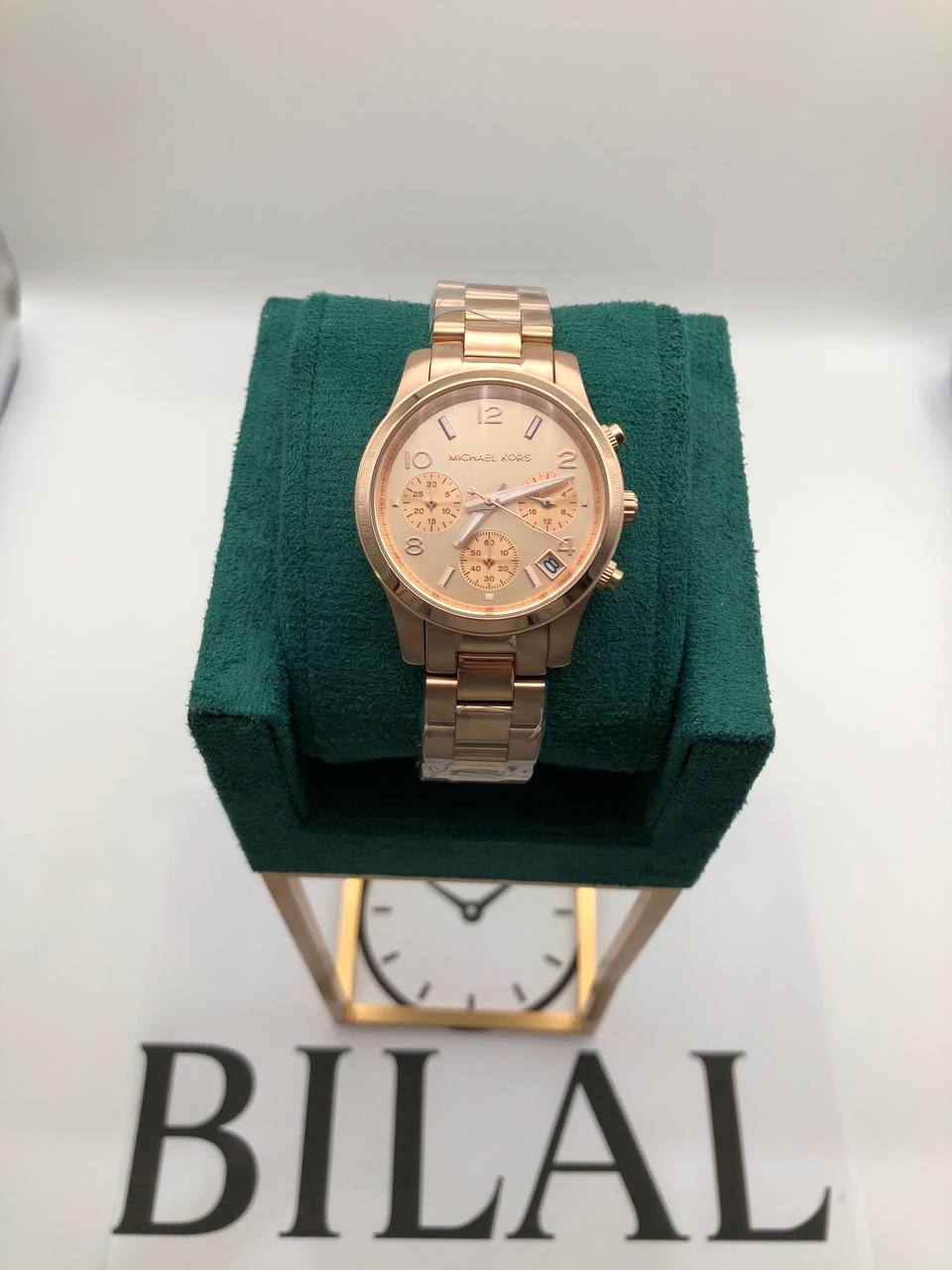 MK Montre Runway ton or rose