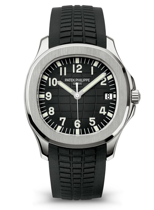 P@tek Philippe Aquanaut Automatic Black Dial Montre homme en acier inoxydable 5167A-001