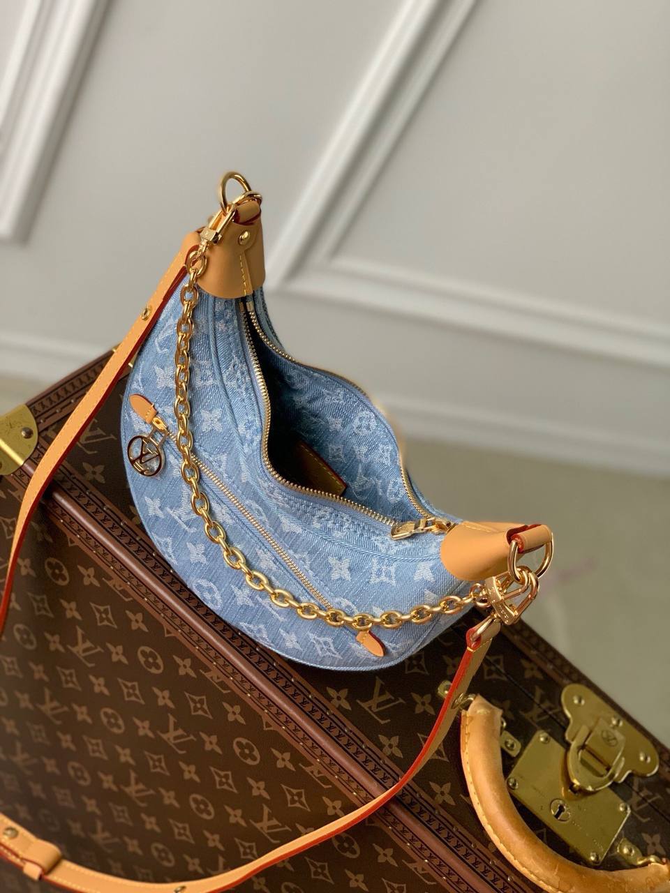 LV Sac Loop en cuir