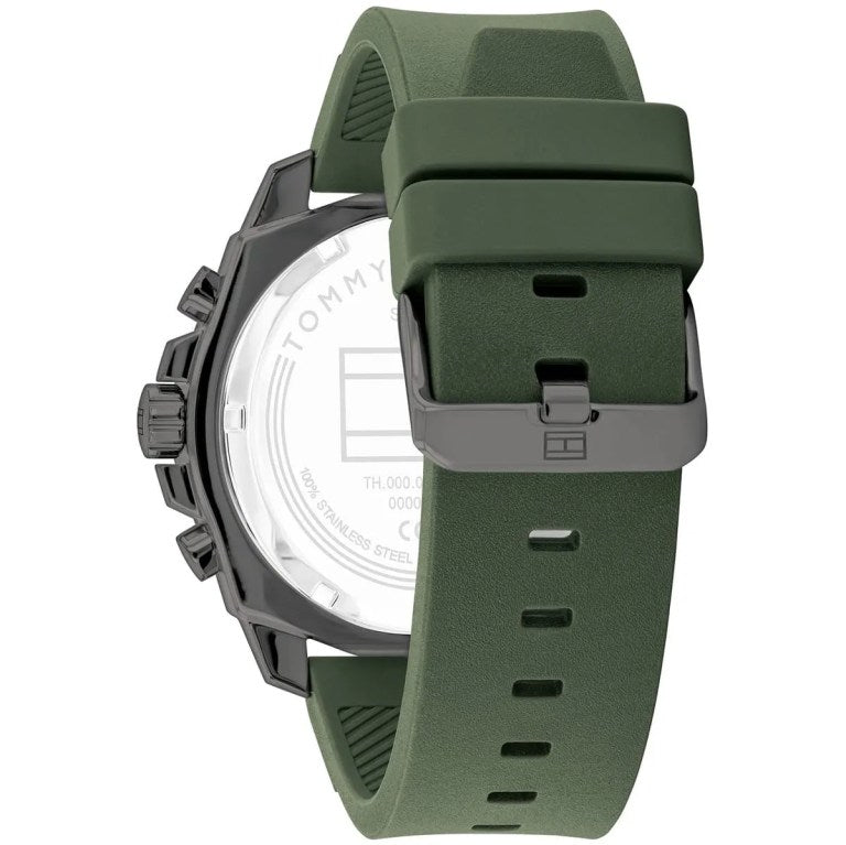 Montre Tômmy Hilfiger 1710688 Bracelet Silicone Vert pour homme
