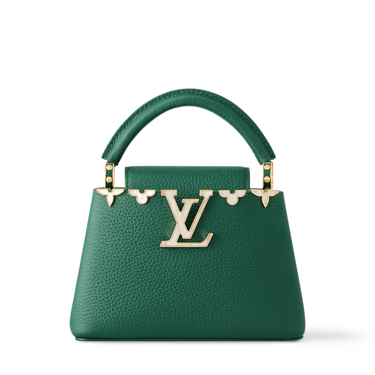LV Sac Capucines Mini En cuir