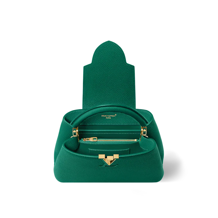Sac Capucines BB En cuir