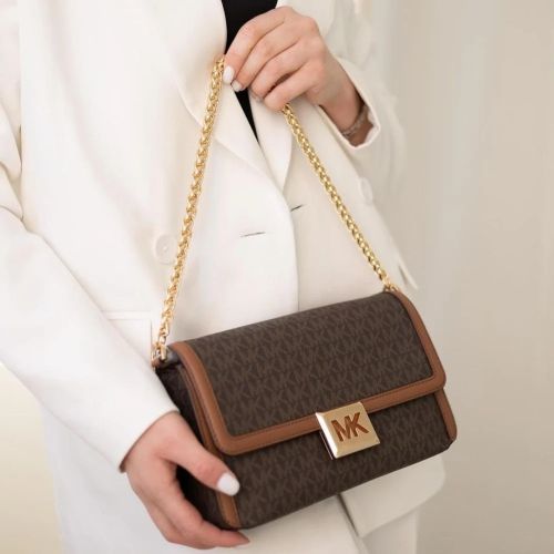MK Sac à épaule Sonia convertible de taille moyenne à logo