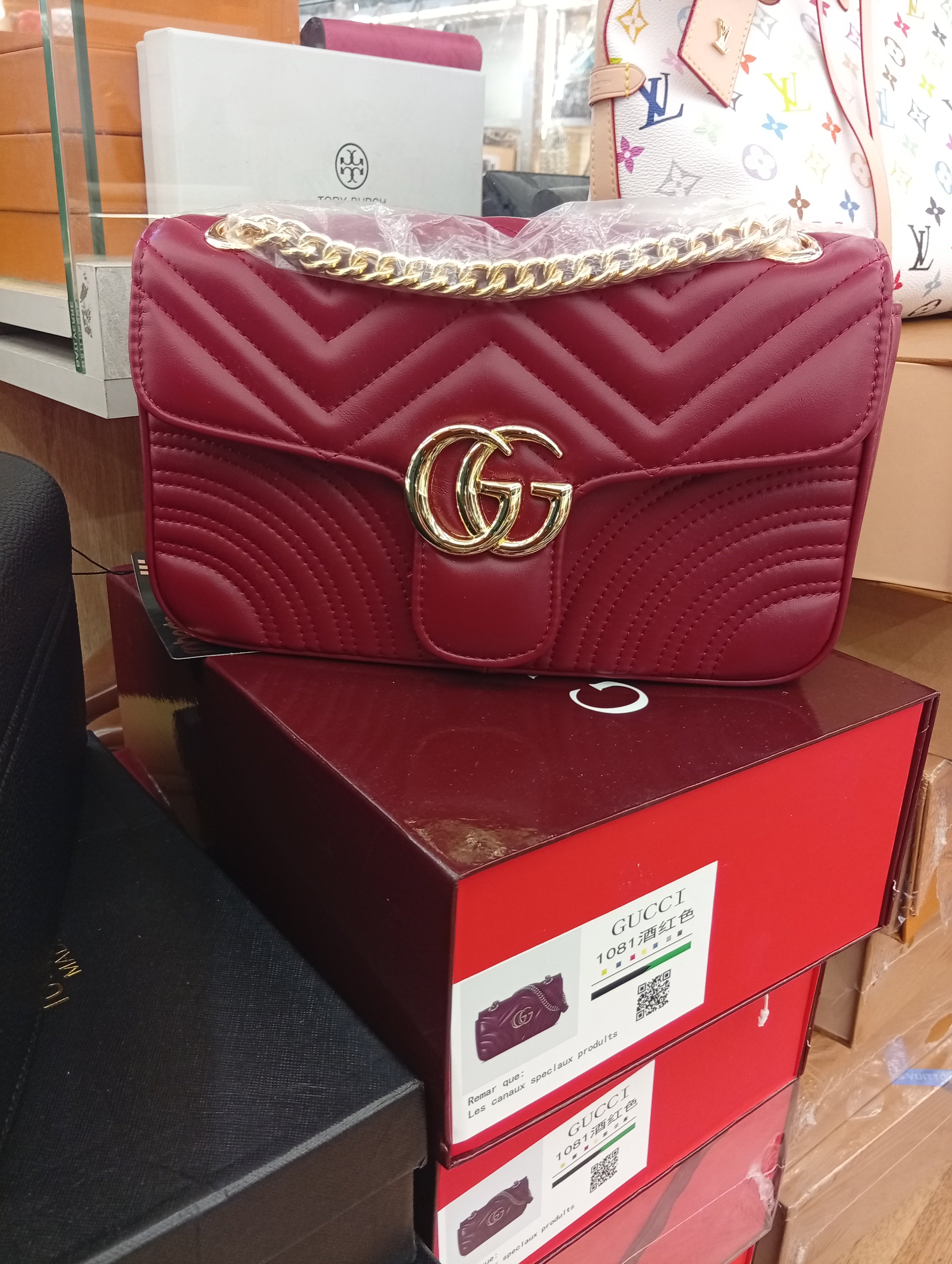 GG Sac à épaule GG Marmont moyen format