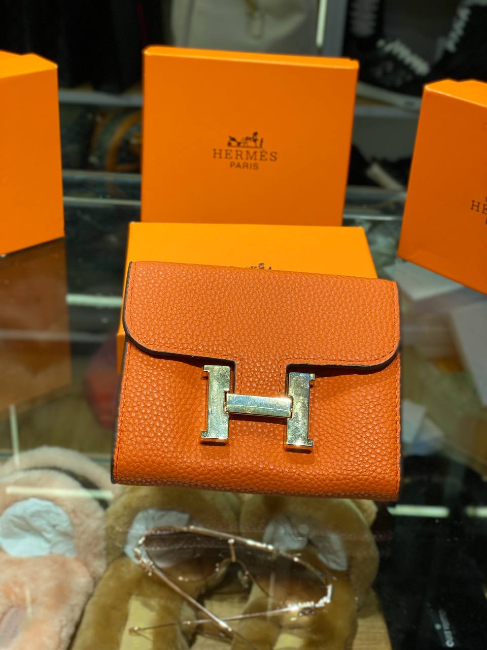 HRMS Constance Compact Wallet, Orange