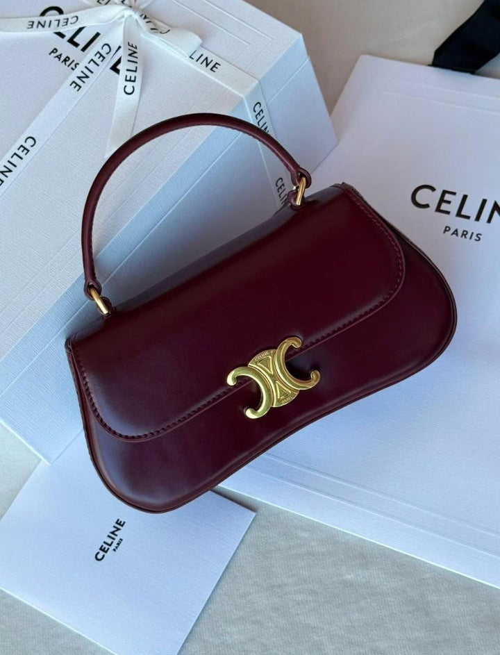 Célïnê Sac à bandoulière vintage Triomphe avec fermoir