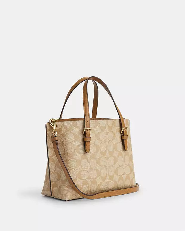 Co@ch Sac Cabas Mollie 25 En Toile Signature
