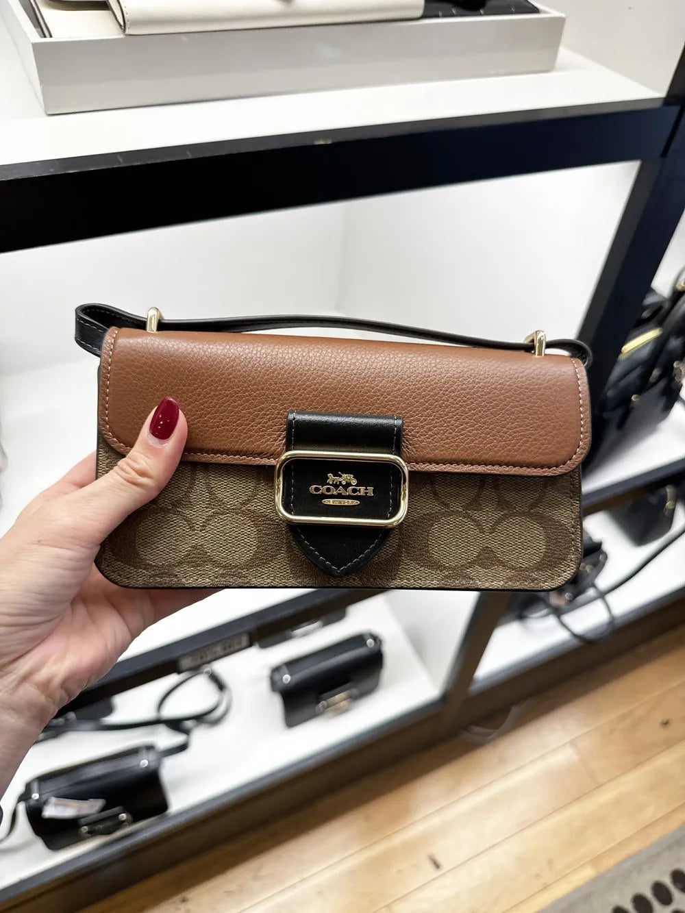 Co@ch Sac épaule Morgan En Toile Exclusive Color Block